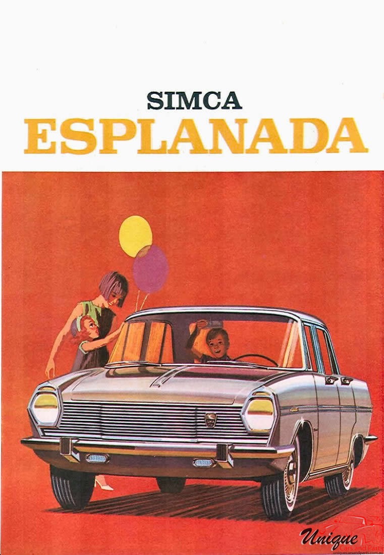 1966 Simca Esplanada Brochure